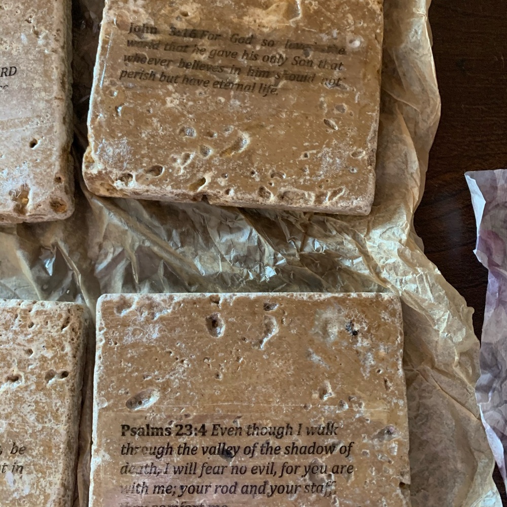 Travertine Coasters - Picture 4 of 4